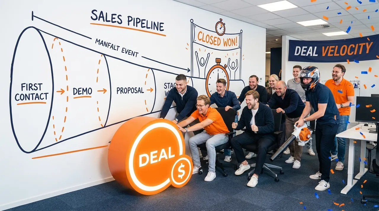 Visual representation of Deal Velocity