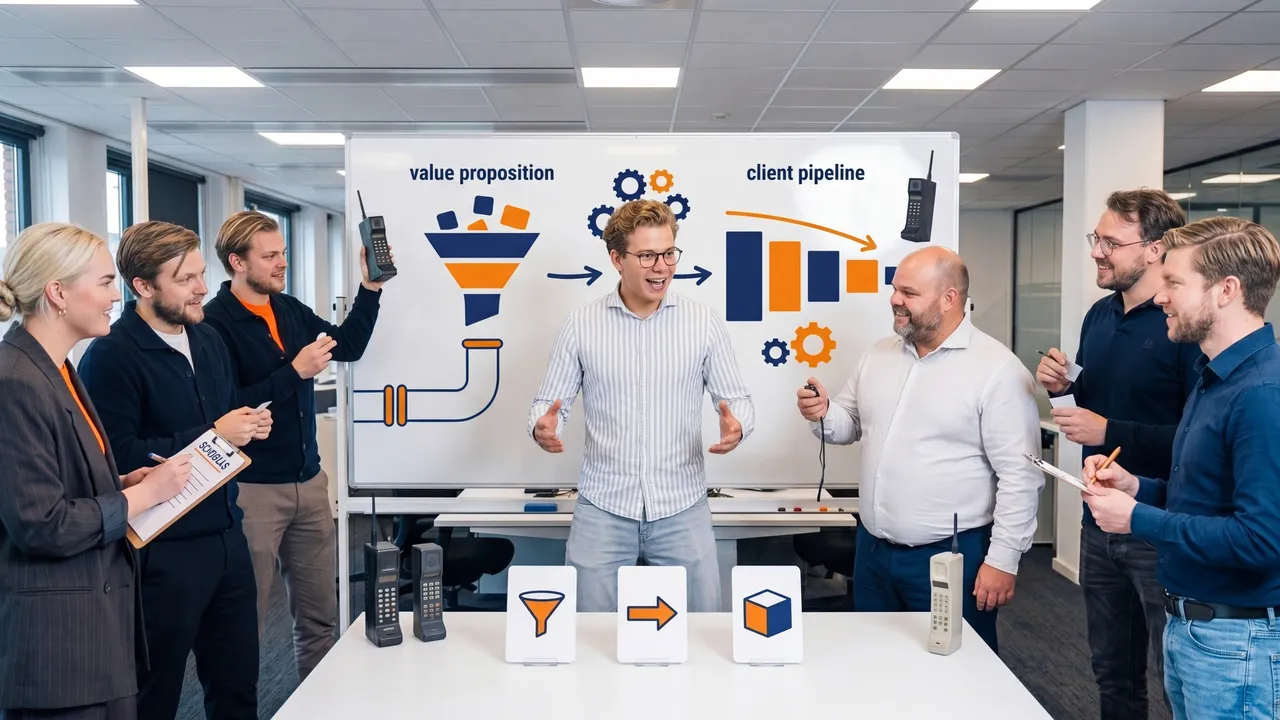 Visual representation of Elevator pitch