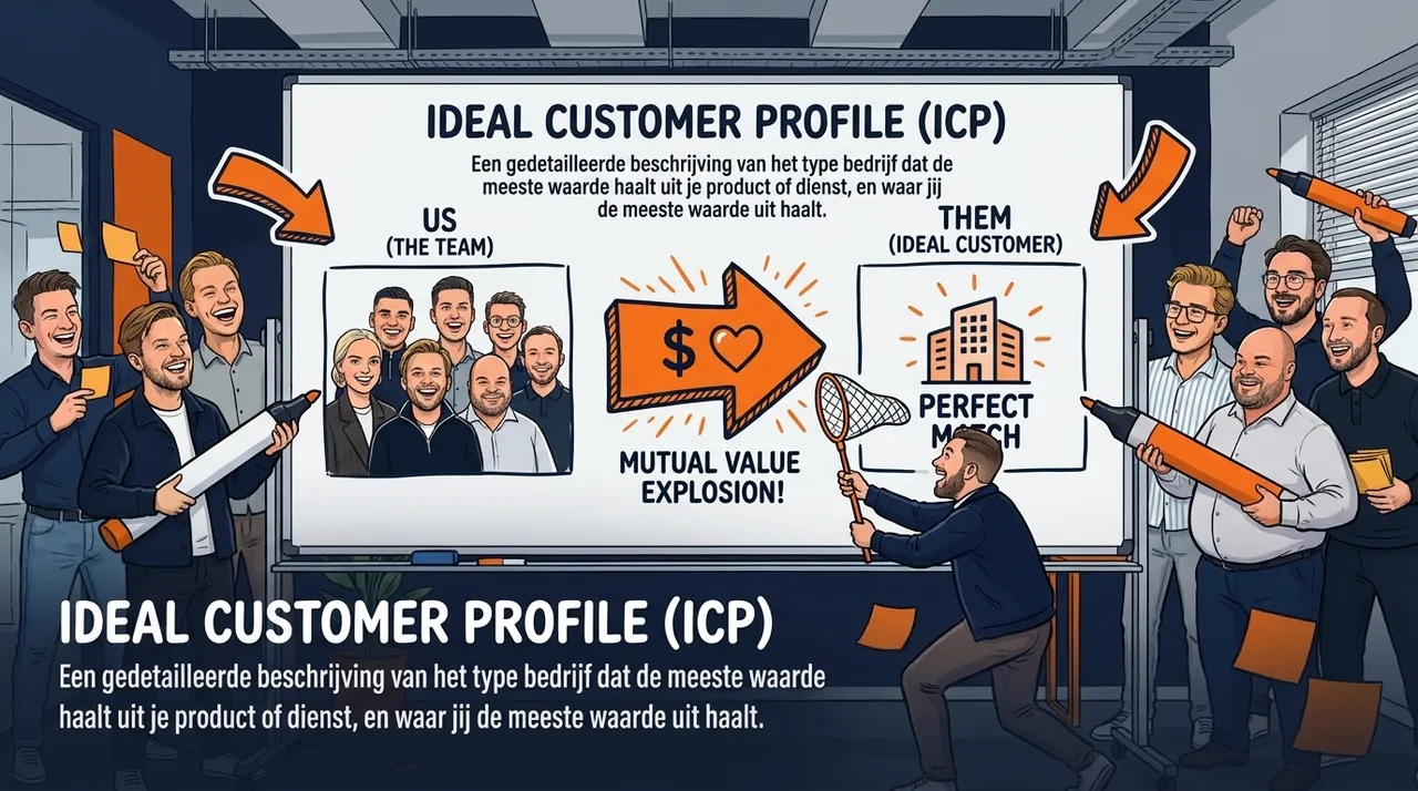 Visual representation of Ideal Customer Profile (ICP)