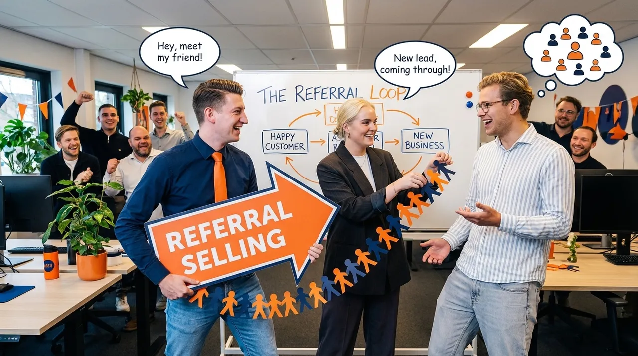 Visual representation of Referral Selling