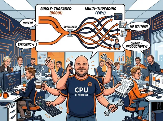 Illustration for Multi-threading