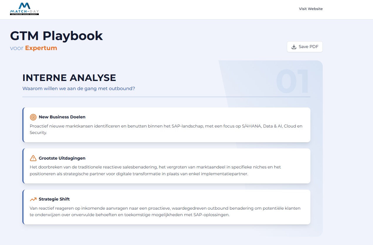 GTM Playbook Generator